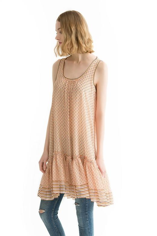 MAX STUDIO 丝质印花无袖连衣裙 658 商品图1