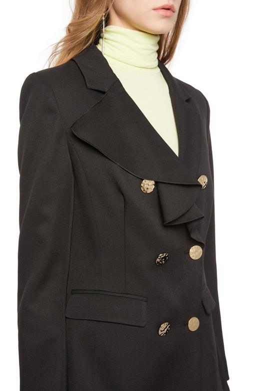 ACFN 荷叶边领双排扣外套 6020 商品图3