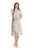 SUMMER & SAGE 印花束腰雪纺连衣裙 3332 商品缩略图0