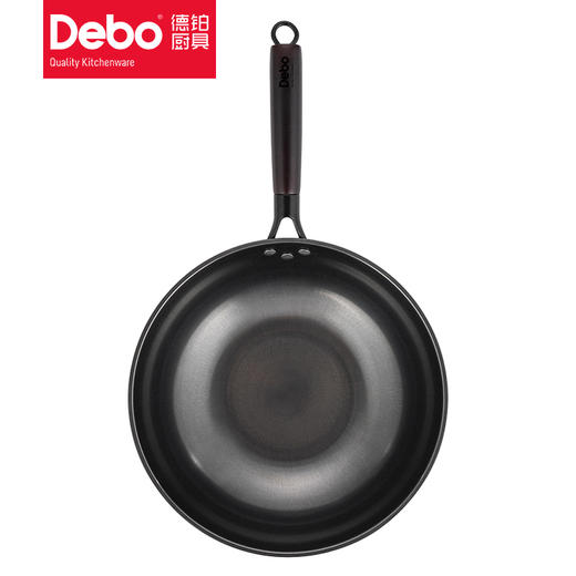 Debo德铂凯瑞斯炒锅DEP-836烹饪厨具无涂层炒锅家用少油烟炒菜锅 商品图9