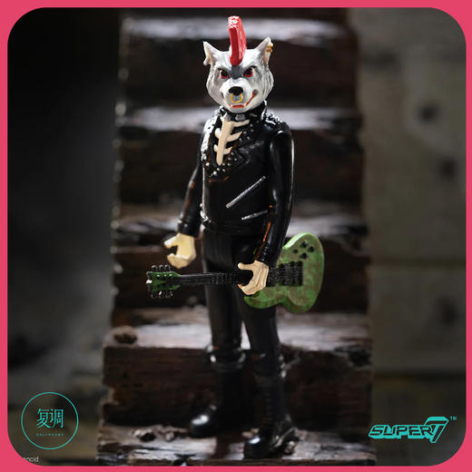 现货 Super7 Rancid Skeletim 狼头版 系列3 挂卡 商品图1