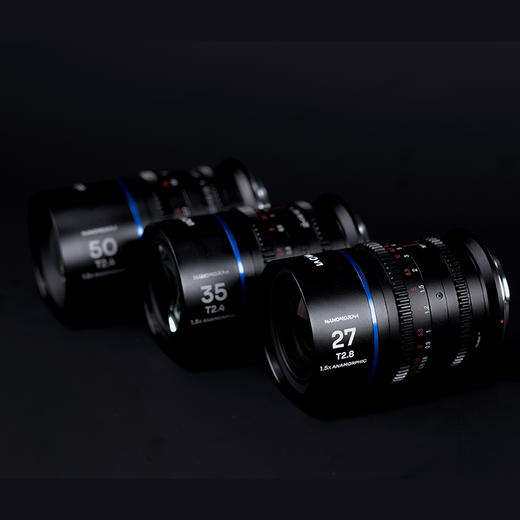 LAOWA老蛙 Nanomorph系列 S35画幅 1.5X变形宽银幕电影镜头三件套套装 商品图0