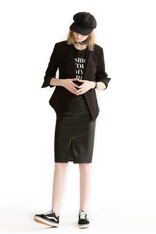 NOIR 黑色休闲感修身西装 1437 商品图1