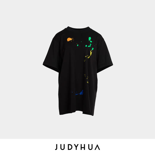 JUDYHUA 艺术家系列飞溅丙烯设计T恤 商品图6