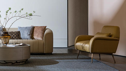 Hult 休闲椅 | 皮布面料可选，详询客 服 商品图1