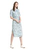 CENCH EDITION 清新蓝羽毛连衣裙 1072 商品缩略图0