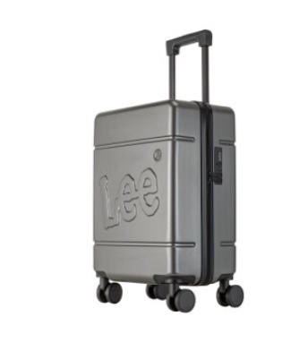 Lee时尚品牌定制奢华密码锁万向轮活力20英寸可登机铝框拉杆行李箱 商品图3