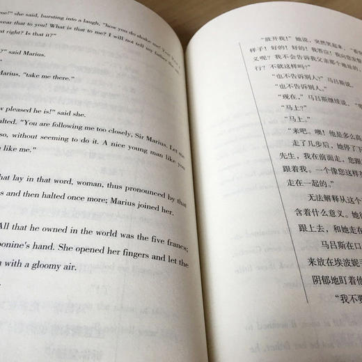 悲惨世界 英文原版+中文版 名著学英语书籍英汉互译中英文双语对 商品图3