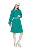 SUMMER & SAGE 字母翻领绿色连衣裙 6039 商品缩略图0