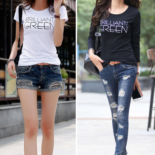 裁缝学苑AW68女修身打底衫T恤1:1实物服装纸样剪裁图纸牛皮纸样 商品图11