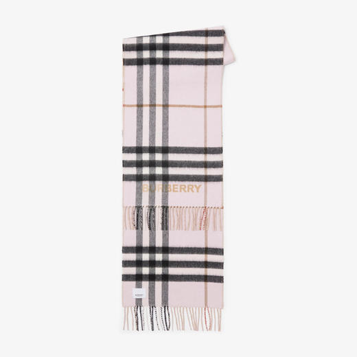 BURBERRY 巴宝莉 女士 Burberry 对比感格纹羊绒围巾 格子 8050493 A7026 商品图1