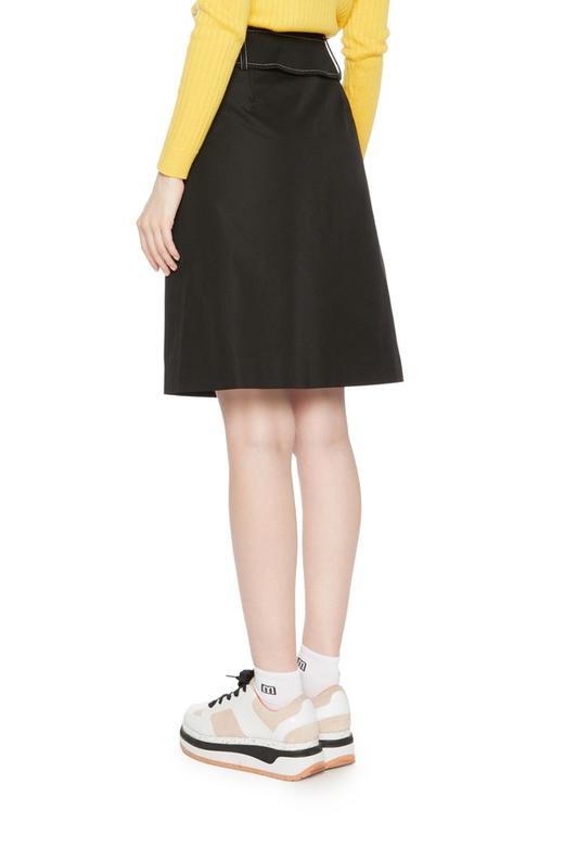 AVA 机车线饰高腰信封裙 6140 商品图2