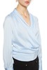 NOIR 简约V领蓝色上衣 6172 商品缩略图3