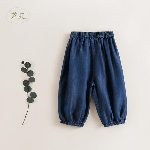 【马克珍妮 芦芙】夏装新款 女童柔软天丝灯笼裤防蚊裤230805 商品图2