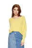 AVA 羊腿袖V领黄色毛衫 6123 商品缩略图0