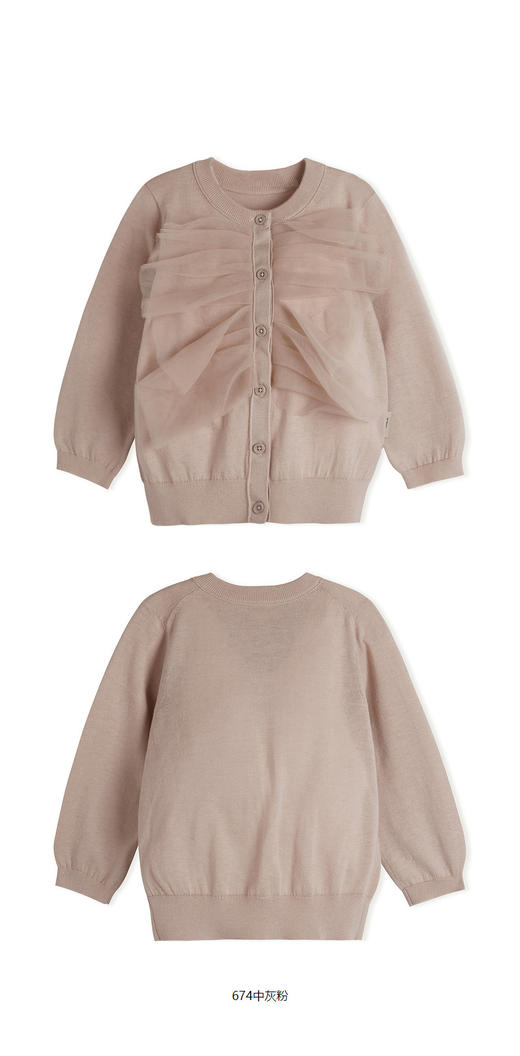 jnby  23年春款   短款开襟毛衫  YN3312640 商品图5