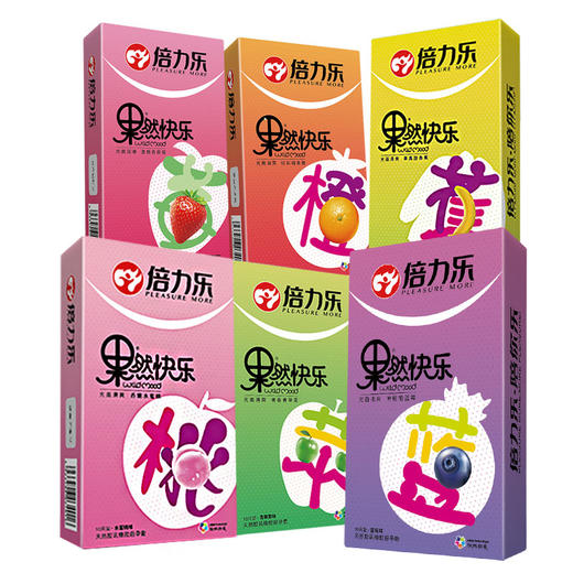 倍力乐果然快乐避孕套水果味香氛持久润滑情趣安全套成人情趣性爱用品 商品图2