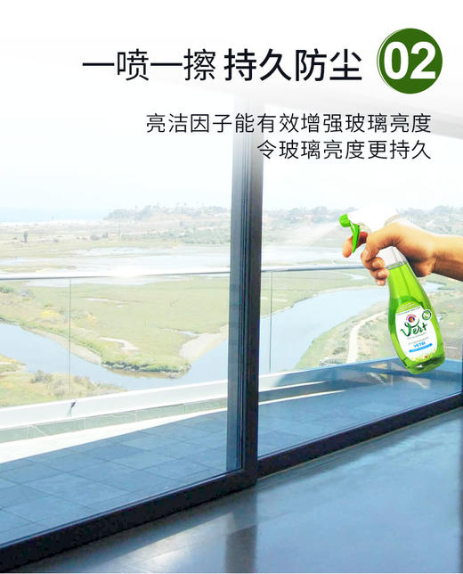 【中欧班列精选2瓶】意大利玻璃清洁剂 原装进口大公鸡管家公鸡头玻璃清洁剂 625ml ON 商品图3