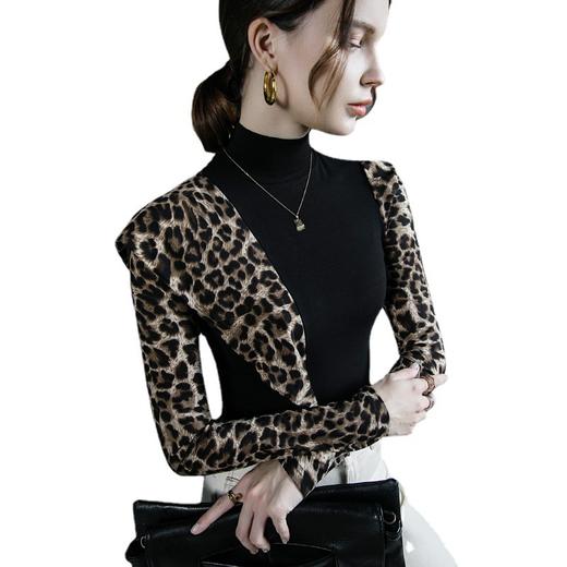 个性设计感，荷叶边拼接长袖内搭打底衫FN2022820 商品图4