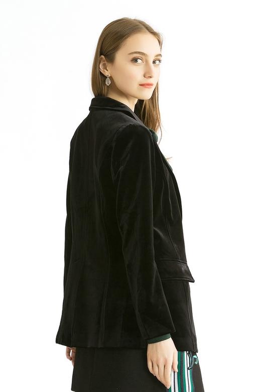 AVA 黑色丝绒西装外套 764 商品图3