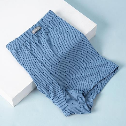 【印花莫代尔】SCHIESSER德国舒雅男士内裤春夏新款莫代尔中腰平角裤印花舒适四角底裤39/21103T 商品图1