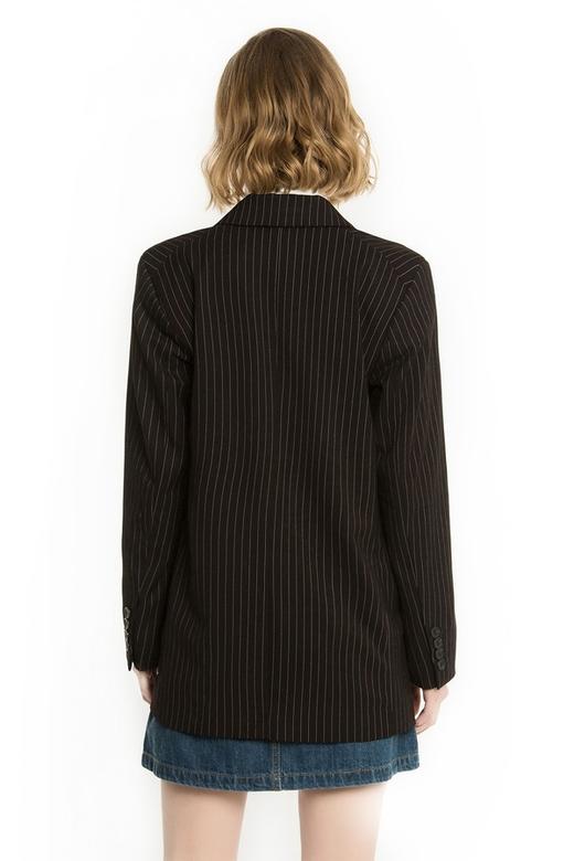 Monki 竖条纹中长款西装外套 1255 商品图3