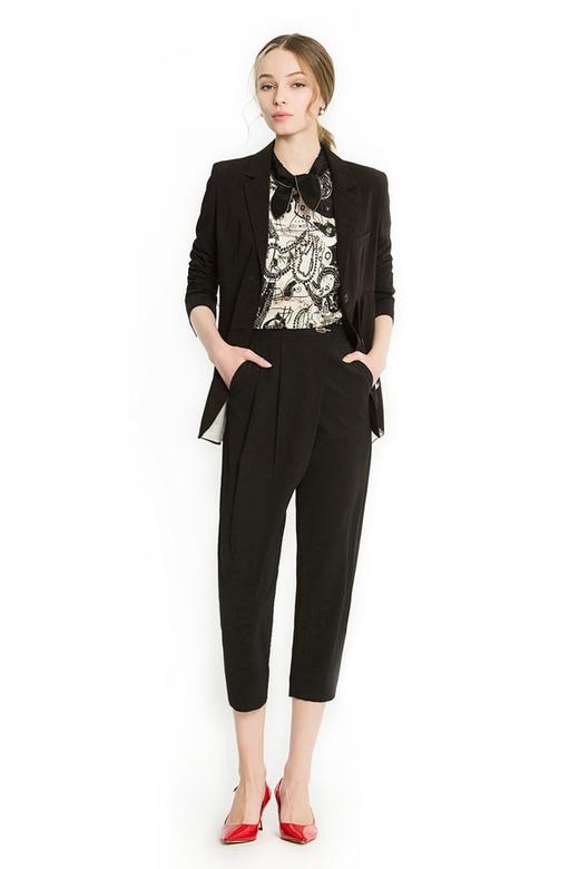 CENCH EDITION 抽象印花半透视雪纺衫 1076 商品图4