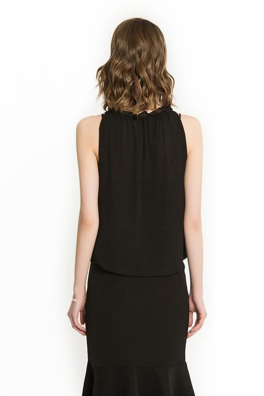 MAX STUDIO 黑色雪纺背心 665 商品图2
