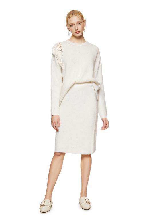 J.A 镂空流苏亮片针织套装 8209 商品图0