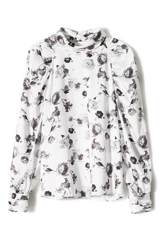 Le Malene 水墨印花高领上衣 8698 商品图4