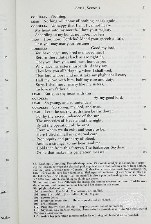 【中商原版】李尔王 诺顿文学解读系列 英文原版 Norton Critical Editions King Lear William Shakespeare 商品图7