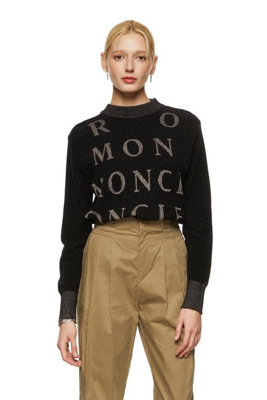 LNNNS 黑色字母装饰套头毛衫 8332 商品图0