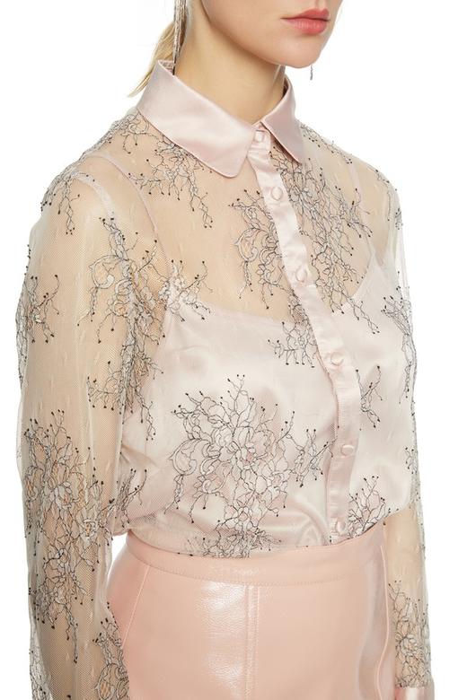 OCTAVIA 镂空花朵两件套衬衣 6218 商品图3