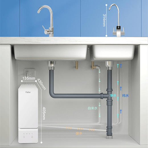 海尔（Haier）净水器 HRO10H99-2U1 商品图10