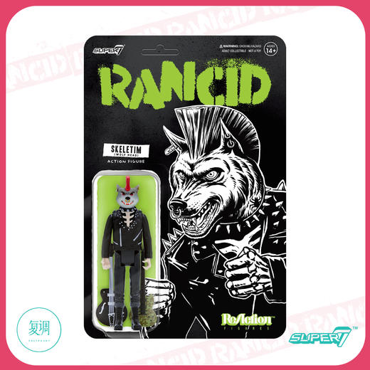 现货 Super7 Rancid Skeletim 狼头版 系列3 挂卡 商品图4