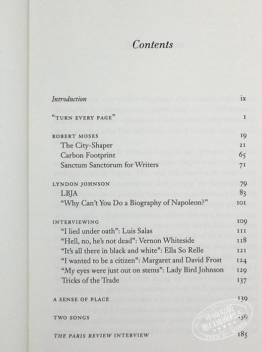 【中商原版】罗伯特·A.卡洛自传：工作 英文原版 Working 人物传记 商品图5