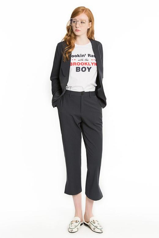 NOIR 灰蓝色短款西装外套 1438 商品图1