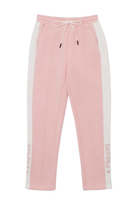 EVA OUXIU伊华欧秀 条纹粉色运动长裤 6082 商品图4