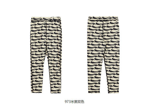 jnby  23年春款  原创图案运动紧身长裤  1N3E14890 商品图5