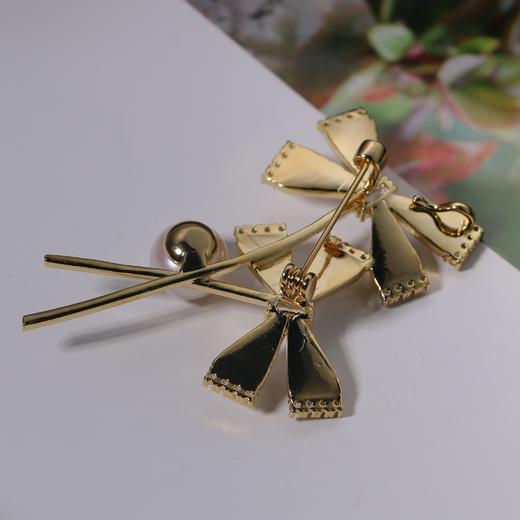 甄珠贝 胸针 淡水珍珠 约9mm 商品图2