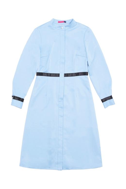 AVA 双色拼接收腰连衣裙 6074 商品图4