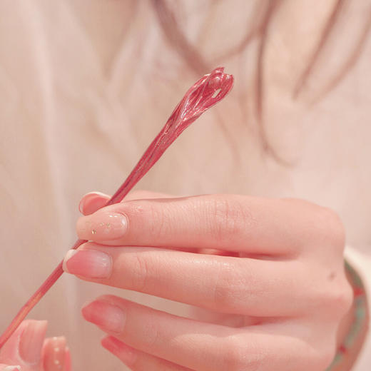 百年制锡 乾茂號｜兰花紫铜茶拨   工艺：烧色工艺   尺寸：13.8cm 商品图8