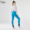 IYOGA紧身瑜伽裤女外穿九分高腰提臀莱卡N66健身跑步无尴尬线亲肤云感K9-077 商品缩略图4