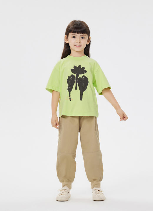 jnby  23年春款  宽松圆领短袖T恤  1N3112510 商品图14