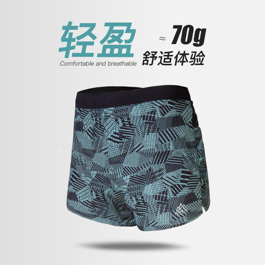 奥尼捷新款男士运动短裤吸湿排汗时尚花色跑步瑜伽健身运动短裤 商品图2