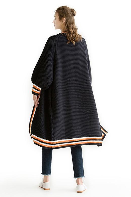 CODES COMBINE 藏青色宽松针织外套 1069 商品图2