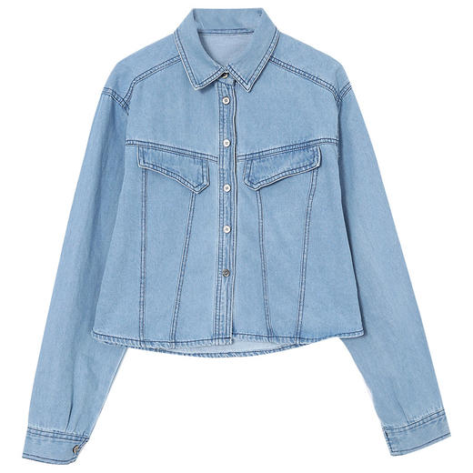 牛仔外套小个子百搭显瘦夹克上衣GYM-D0716 商品图4