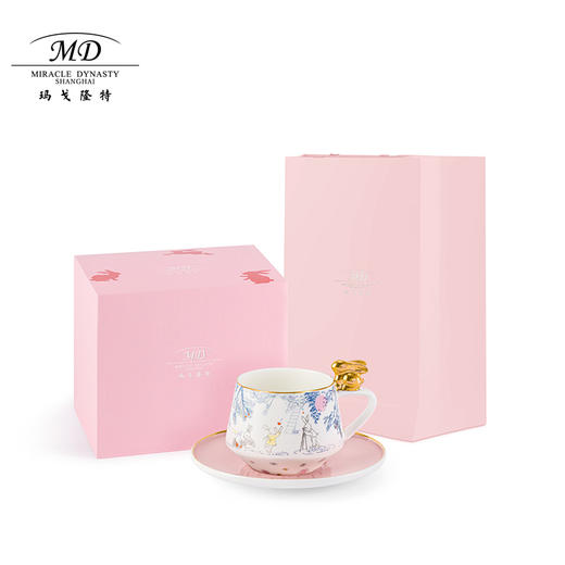 【玛戈隆特厅】B7F丨玉兔呈祥兔来运转家用轻奢下午茶茶具咖啡杯碟送礼包装 商品图4