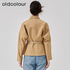oldcolour2023春季新款纯色简约气质收腰显瘦短款外套女O11041137 商品缩略图4