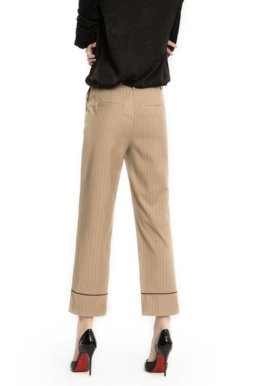 CENCH EDITION 大腰带驼色西装裤 1071 商品图2